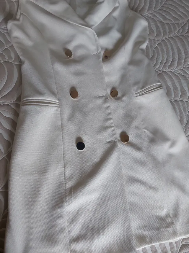 Vestido chaleco blanco