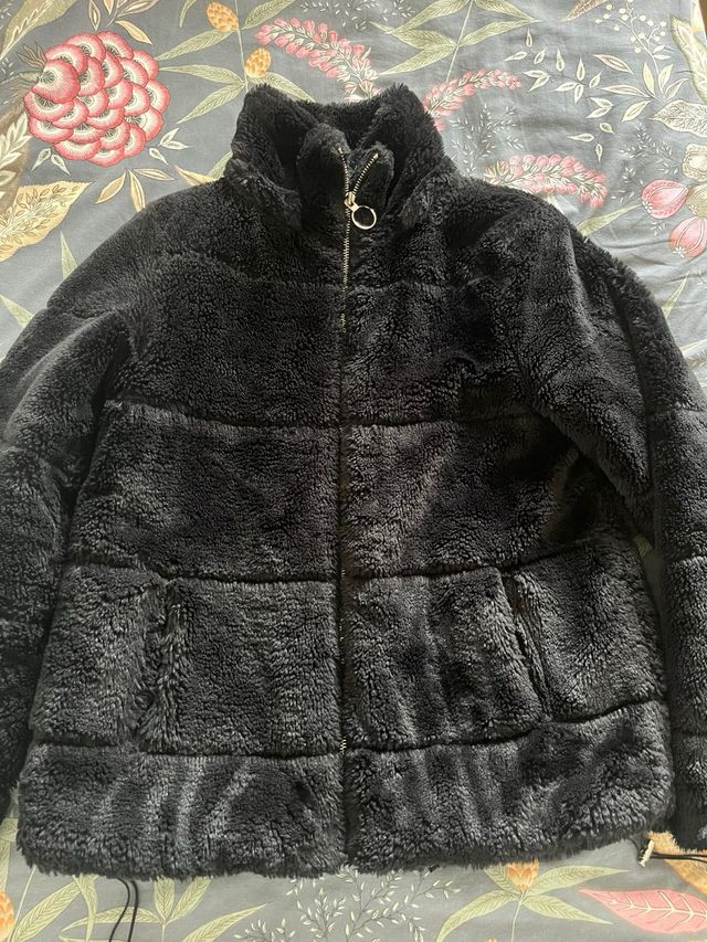 Chaquetón pelo negro