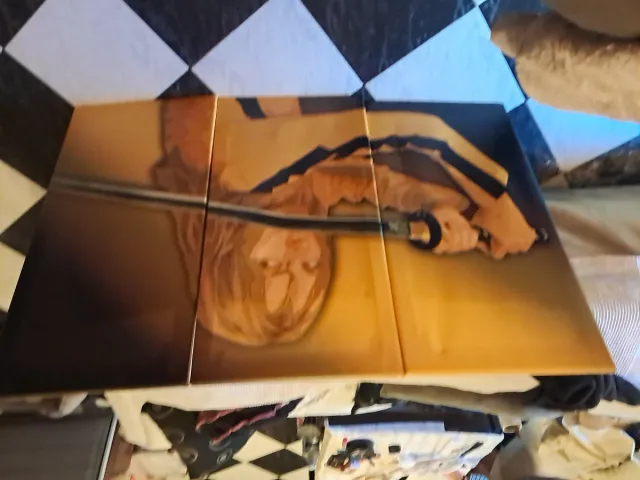 Triptico Kill Bill dipinto a mano