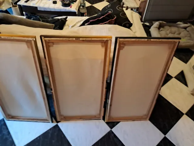 Triptico Kill Bill dipinto a mano