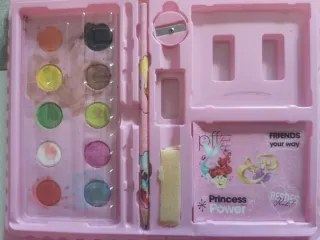 Valigetta colori bambina bimba pastelli pennarelli