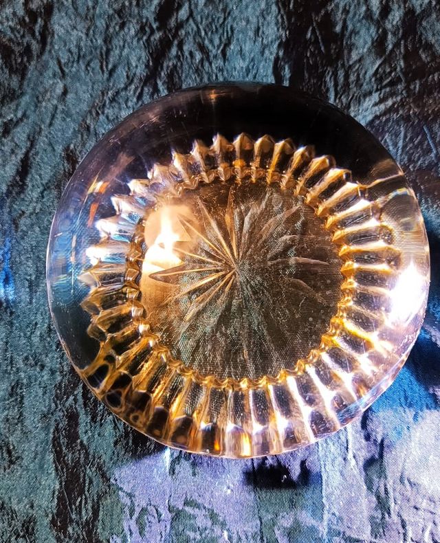 Pisapapeles Cristal Antiguo Finales S.XIX