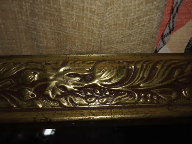 Espejo decorativo dorado