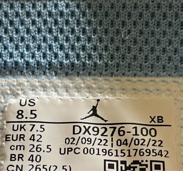 Nike Jordan Deportivas Azul y Gris