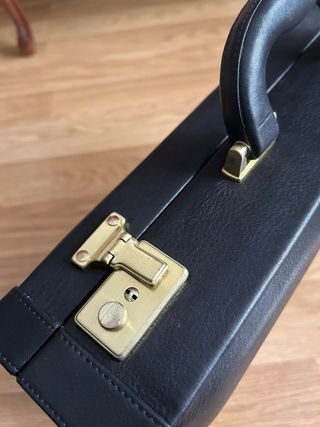 Maletín Dirección  Piel Negro Nuevo. Ideal regalo