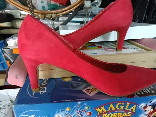 Zapatos de tacón Marypaz rojos