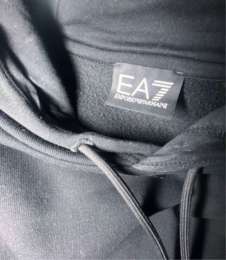 Sudadera EA7 Emporio Armani Negra