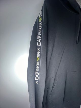 Sudadera EA7 Emporio Armani Negra