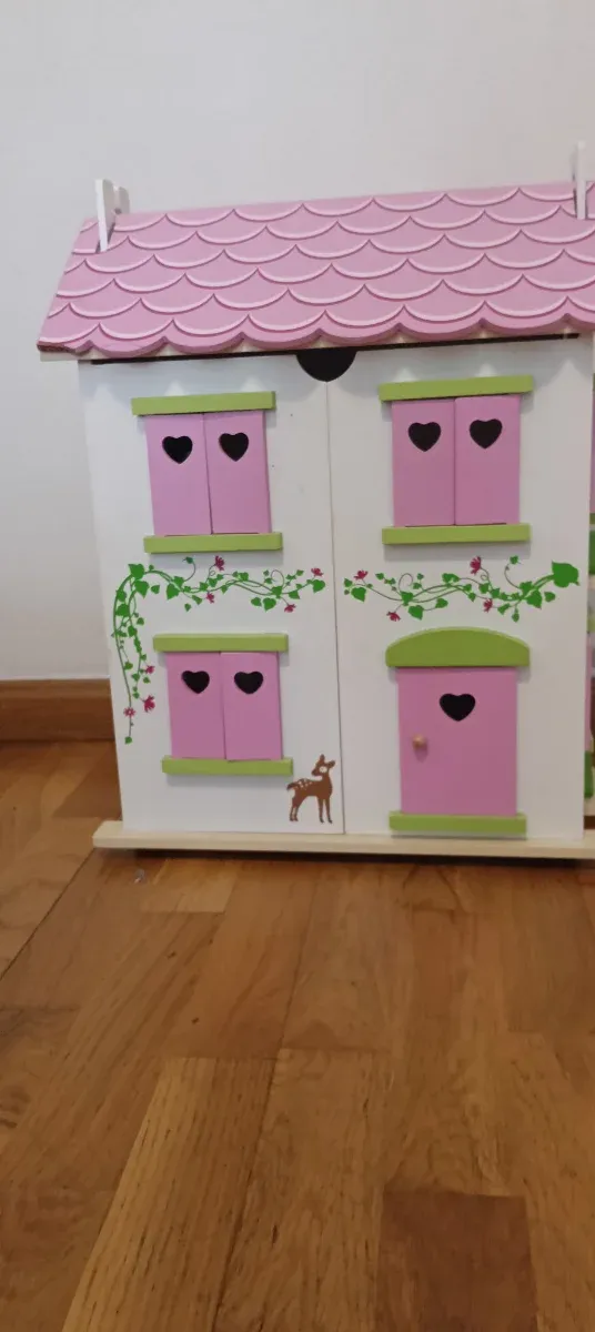 PRECIOSA Casita de madera más accesorios