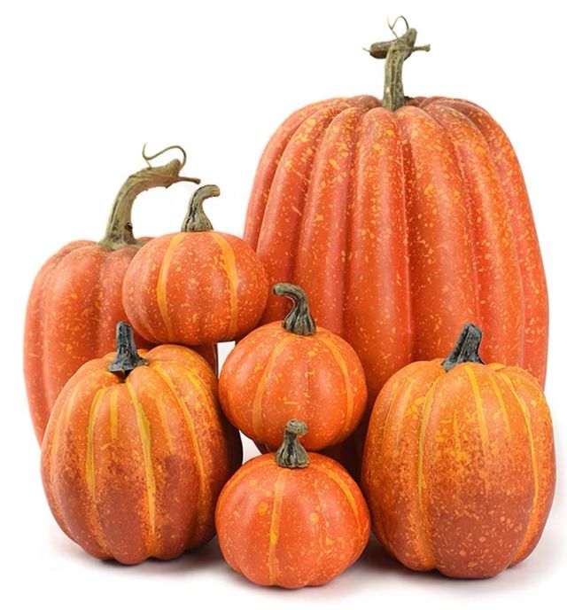 7 Calabazas Decoración Otoño