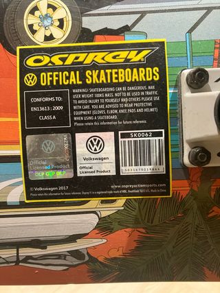 Skate Osprey con diseño de furgoneta