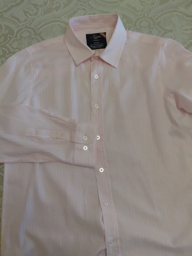 Camisa rosa de vestir talla 13-14