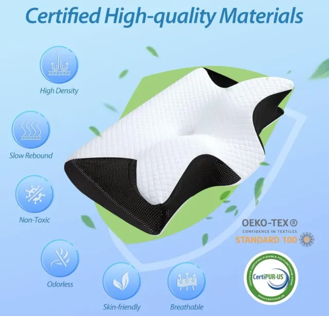 Almohada Cervical Memory Foam 60x40