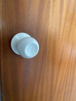 Conjunto de pomos de puerta blanco (6 puertas)