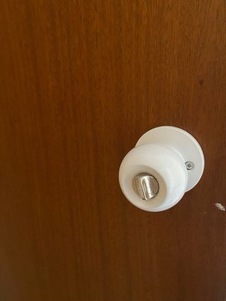 Conjunto de pomos de puerta blanco (6 puertas)