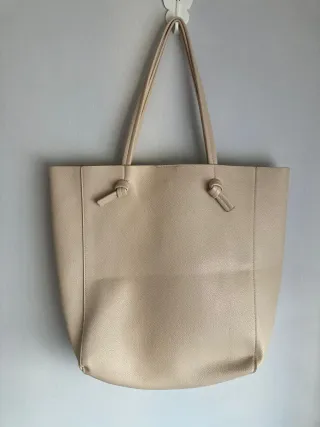 Bolso Tote Mango Beige