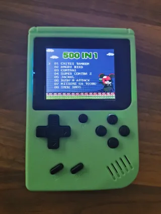 Consola Portátil Game Box 500 en 1 Verde