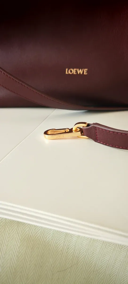 Bolso Loewe Flamenco Clutch  Burdeos