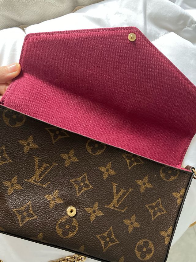 Borsa Louis Vuitton Monogram Marrone Oro