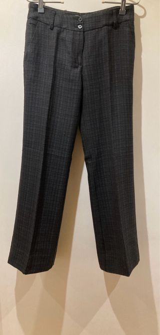 Pantalón lana Mango Talla 38