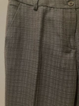 Pantalón lana Mango Talla 38