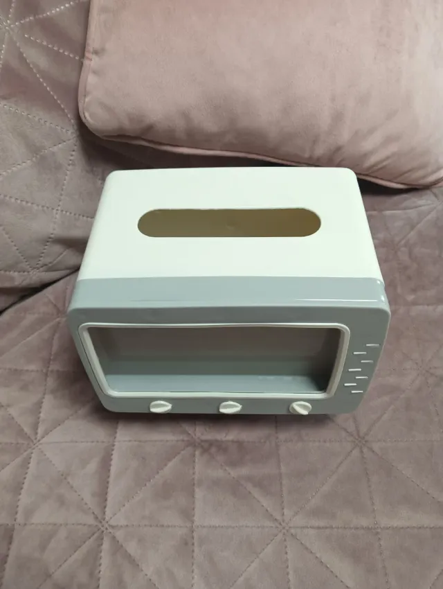 Porta papel y móvil estilo retro TV