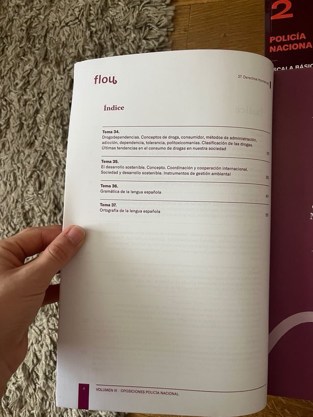 temario oposición Policía nacional