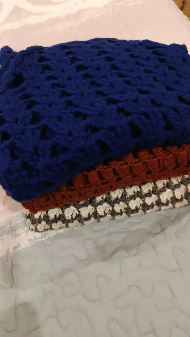 Lote 3 prendas crochet hechas a mano