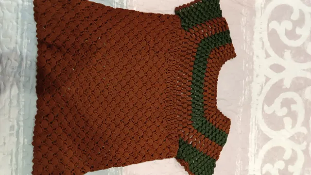 Lote 3 prendas crochet hechas a mano