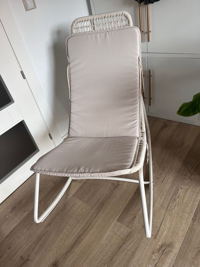 Mecedora Ikea Blanca Interior/Exterior