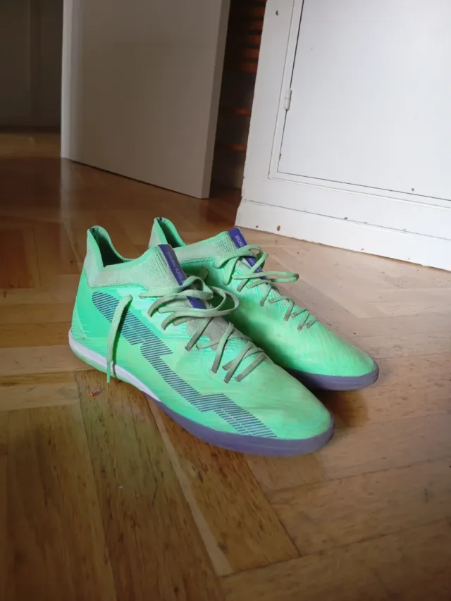 Scarpe da calcio a 5 Adidas verdi/viola