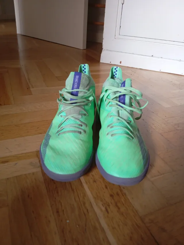 Scarpe da calcio a 5 Adidas verdi/viola