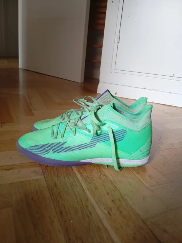 Scarpe da calcio a 5 Adidas verdi/viola