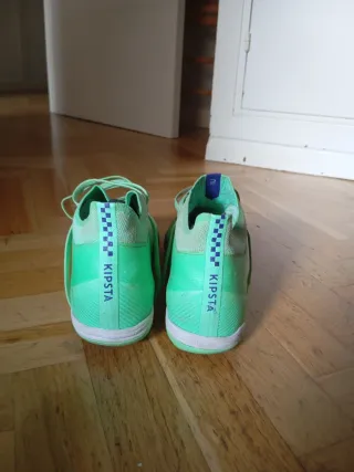 Zapatillas Fútbol Sala Adidas Verdes/Moradas