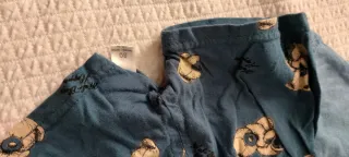 Completo neonato orsetto azzurro