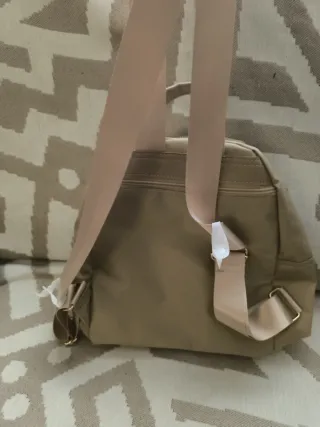 Bolso Mochila Beige