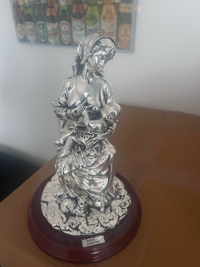 Figura Baño Plata Ley