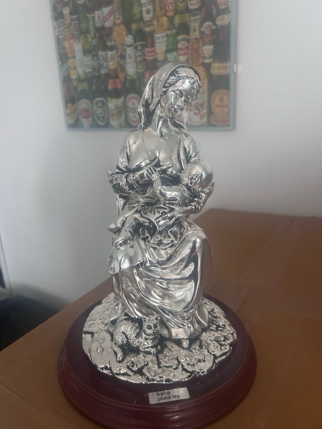 Figura Baño Plata Ley