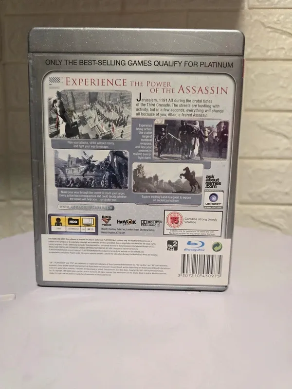 Assassin's Creed PS3 Platinum (PAL UK)