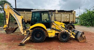 Retroexcavadora en Madrid