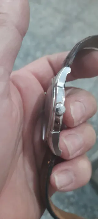 Reloj Hamilton Automático Negro Correa Marrón