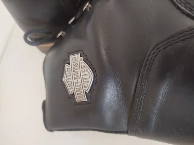 Stivaletti Harley Davidson Neri Pelle