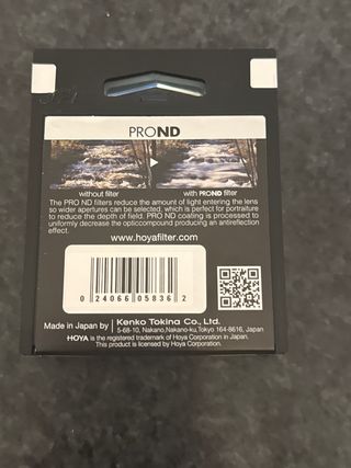 Hoya Pro ND Filtro 52mm ND16 (4 stops)
