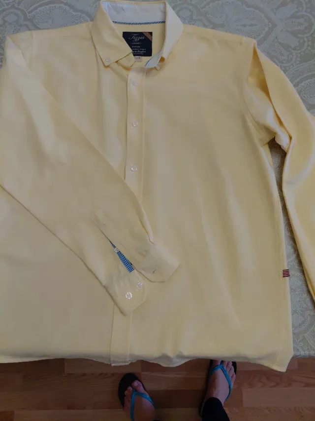 Camisa amarilla Talla 13-14