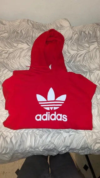 Sudadera Adidas Roja talla S Adulto