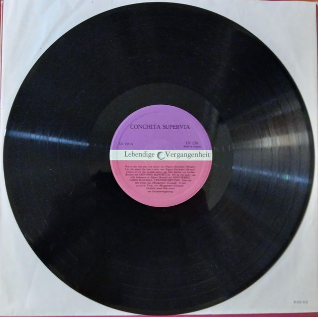 LP Conchita Supervia - Lebendige Vergangenheit