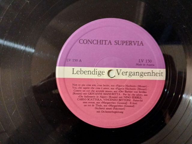 LP Conchita Supervia - Lebendige Vergangenheit