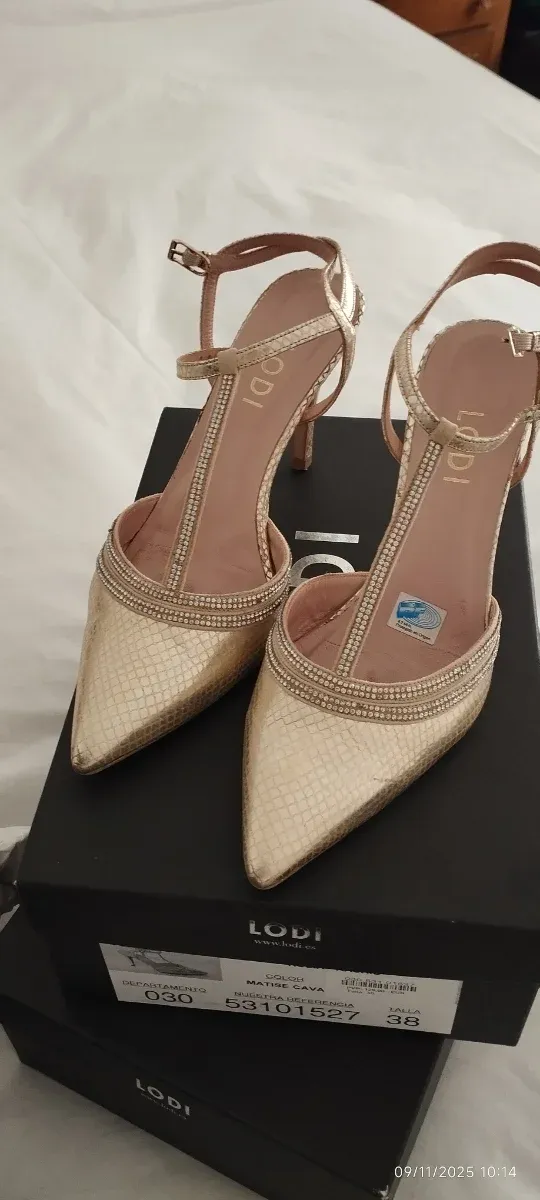 Zapatos de fiesta LODI negros con pedrería