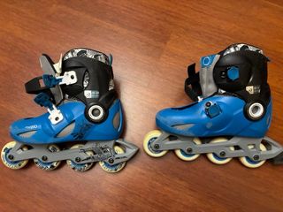 Patines en línea Oxelo Talla 32-34 Azul