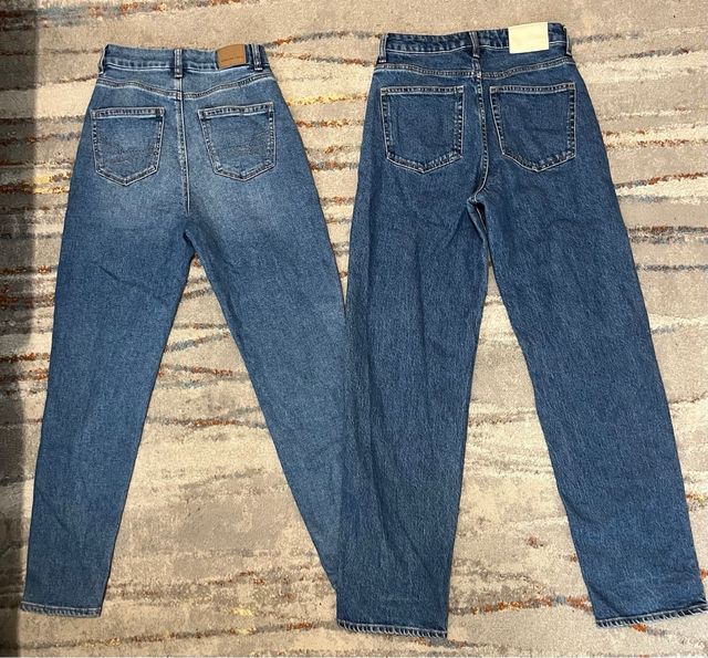 lote 4 jeans: H&M, American eagle,OldNavy, Bershka
